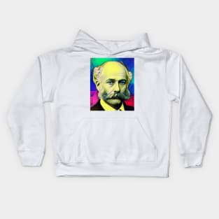 Joseph Bazalgette Colourful Portrait | Joseph Bazalgette Artwork 6 Kids Hoodie